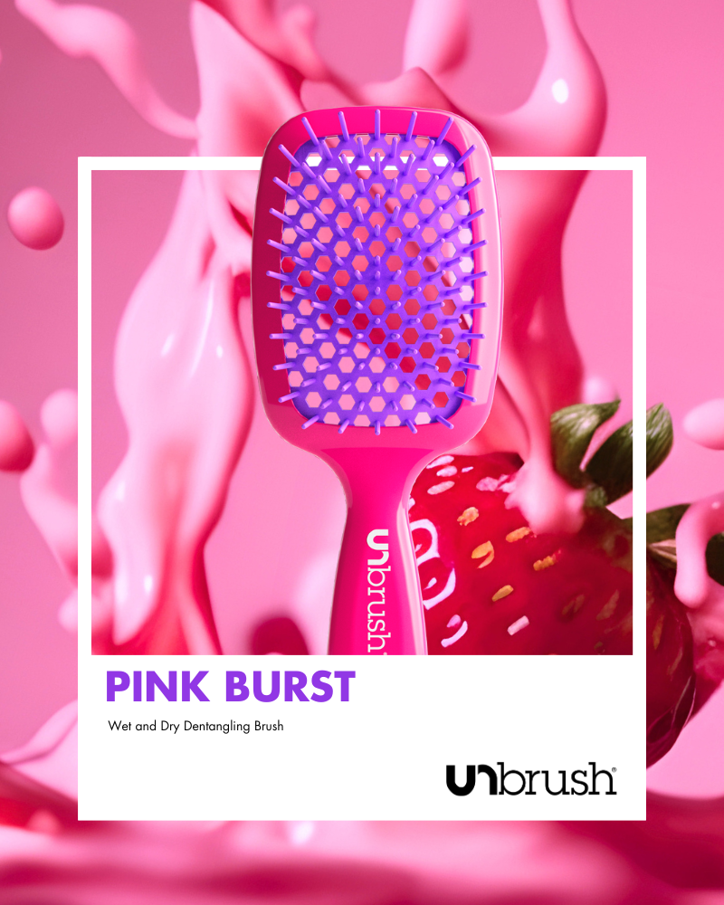 Unbrush Detangling Hair Brush Pink Burst Fhi Heat™