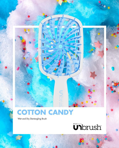 UNbrush Detangling Hair Brush Plus - Cotton Candy