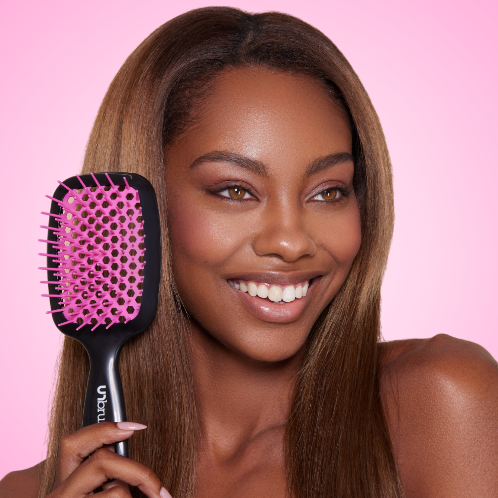 Detangling Hair Brush: UNbrush - Aurora Mint - FHI Heat