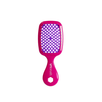 UNbrush Detangling Hair Brush Super Mini - Pink Burst