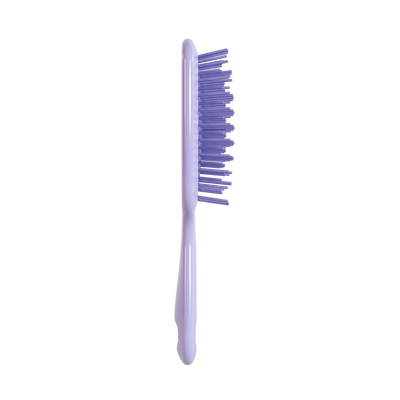UNbrush Pastel Detangling Hair Brush in Lilac Purple side view