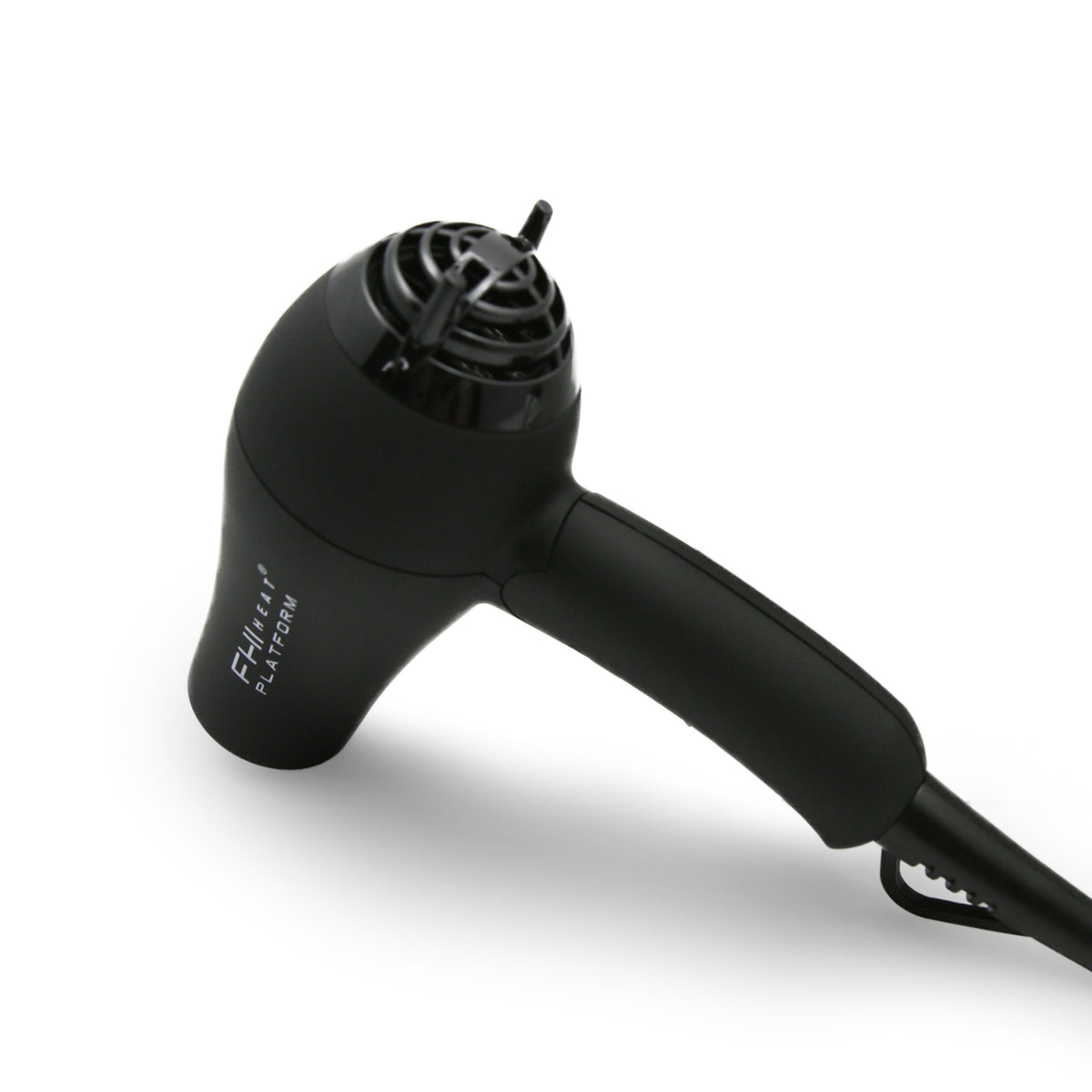 Mini Hair Dryer With Focus Nozzle Attachment In Matte Black - FHI Heat™